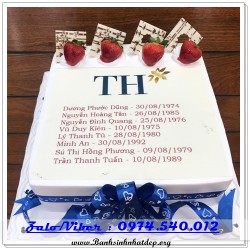 Mẫu Bánh Sinh Nhật Đẹp - A590